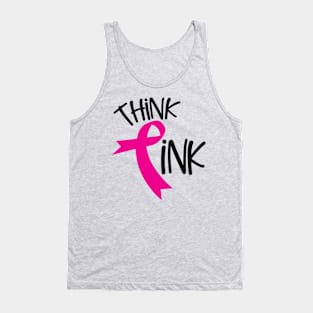 Think Pink Breast Cancer Awareness Tank Top